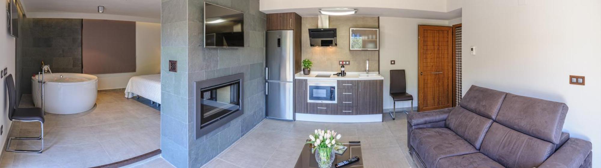 Suites Finca Los Olivos الكالا ديل جوكار الغرفة الصورة